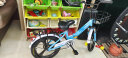 凤凰儿童自行车6-15岁小孩子车减震折叠单车男女中小学生童车 蓝色(折叠减震一体轮) 18寸 实拍图