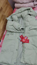 冪系品牌白鵝絨羽絨服女中長款2025新款韓版可脫卸帽女士加厚保暖外套 淺綠 M 115-130斤 曬單實拍圖
