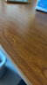 蔓斯菲尔（MSFE） 书桌书柜组合电脑桌台式写字桌家用办公桌子实木腿书桌椅组合 【升级常规款+单桌】120cm胡桃色 实拍图