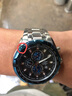 卡西歐(CASIO)手表 EDIFICE系列男士鋼帶石英腕表 黑盤(pán)鋼帶 EF-539D-1A2 曬單實(shí)拍圖