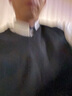 北極絨馬甲男羊毛背心男士毛衣馬夾保暖無袖針織衫純色坎肩男式內(nèi)穿內(nèi)搭商務(wù)休閑大碼毛線砍肩秋冬加厚款馬掛 黑色【普通厚度】 L (120-140斤) 曬單實(shí)拍圖