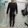 艾倫伯頓（Alen Botun）兒童緊身衣服籃球運動(dòng)套裝速干衣訓練足球男童高彈內搭打底衣服 黑灰套裝【模特圖】 S/140碼（推薦130-140cm 50-65斤 曬單實(shí)拍圖