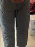 俞兆林（YUZHAOLIN）老年人冬裝女輕薄羽絨棉褲冬季外穿媽媽褲子老人保暖奶奶褲 8312灰色直筒 3XL 建議150-170斤 曬單實(shí)拍圖