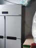 新飞（Frestec）厨房冰箱商用四门六门冰柜商用冰箱立式不锈钢冰箱双温冷冻冷藏餐饮酒店后厨冷柜商用 小容量经济款丨650L丨上藏下冻 实拍图