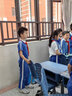 青青世界深圳校服小學(xué)夏季校服  青青世界深圳校服(男款女款)短袖短褲校服 特級版小學(xué)夏運套裝（男款） 135 曬單實拍圖