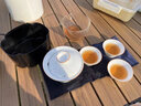 景德鎮魔術(shù)盒快客杯羊脂玉陶瓷一壺三杯便攜式旅行茶具 公司送禮 曬單實(shí)拍圖