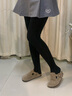 時(shí)貓過(guò)膝襪子男女長(cháng)筒襪秋冬季純棉中厚保暖加長(cháng)加大碼高筒超長(cháng)大腿襪 女士/黑色+深灰/ 2雙 均碼 /常規碼 80-150斤/筒長(cháng)80CM 曬單實(shí)拍圖