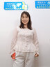 羅蒙（ROMON）波點(diǎn)長袖雪紡襯衫女秋裝2025年別致顯瘦收腰短款小衫溫柔法式上衣 米杏色 XL -115-125斤 曬單實(shí)拍圖