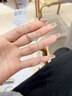中國黃金（CHINA GOLD）羽毛項鏈女925銀輕奢小眾鎖骨鏈吊墜七夕生日禮物女生送女友閨蜜 羽毛項鏈【品牌禮盒】 曬單實拍圖