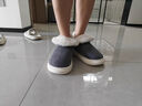樸西包跟棉拖鞋男秋冬季居家室內加絨保暖男厚底毛毛棉鞋2026新款冬天 藏青色 42 【42-43】 曬單實(shí)拍圖