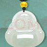 中國(guó)黃金（CHINA GOLD）和田玉彌勒佛吊墜女款轉(zhuǎn)運(yùn)金珠佛頭項(xiàng)鏈七夕情人節(jié)生日禮物送老婆 【甄選級(jí)】和田玉彌勒佛項(xiàng)鏈 曬單實(shí)拍圖
