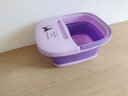 崇朗三麗鷗可折疊泡腳桶家用兒童小孩足浴洗腳盆過(guò)小腿保溫手提便攜式 紫色庫洛米1個(gè) 三麗鷗折疊泡腳桶 曬單實(shí)拍圖