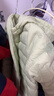 E·LAND KIDS衣戀【博主同款】90%鴨絨早春新品男女童休閑連帽羽絨服 L/Green淺綠色/41 150 cm 曬單實(shí)拍圖