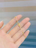 中國(guó)黃金（CHINA GOLD）黃金手鏈女士足金貓眼珠手鏈七夕情人節(jié)禮物送女友老婆 足金貓眼珠手鏈約2.8g*甄選禮盒 曬單實(shí)拍圖