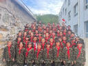 赤尹國潮童裝兒童迷彩服男童套裝秋冬裝小學(xué)生軍訓練服男孩衣服拉鏈衫 迷彩T恤（三件套+帽子） 160碼（建議身高1.5米左右） 曬單實(shí)拍圖