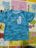 迪士尼（DISNEY）童装儿童男童短袖T恤棉质针织卡通上衣打底衫24夏DB321BE02灰110 实拍图