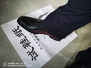 簡(jiǎn)·美惠正裝皮鞋男商務(wù)手工英倫方頭系帶大碼高端牛津單鞋 藍紅色 41 曬單實(shí)拍圖