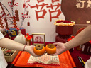 夢多福訂婚全套布置 2025新款訂婚場景布置全套背景板布置套裝裝飾KT板 琴瑟和鳴+擺件+迎賓牌【購全】 訂婚簡約儀式感套餐 曬單實(shí)拍圖