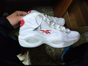Reebok Question Mid 艾弗森 復古中幫運動籃球鞋 GX0230 44.5 曬單實拍圖