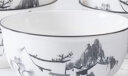 陶沁泉米饭吃饭碗景德镇餐具碗具陶瓷套装家用中式10个装 江南水乡5英寸饭碗*10个装 实拍图