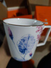 瑪戈隆特【七夕禮物】荷蓮盛宴馬克杯情侶對杯骨瓷杯子大容量水杯茶杯 馬克杯單杯1個400ml 曬單實拍圖
