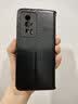 紅米k60手機殼翻蓋式皮套23013RK75C硅膠保護套RedmiK60外殼全包防摔防爆軟邊錢包款 棕色@匠心工藝@+全屏鋼化膜+掛繩 紅米K60 曬單實拍圖