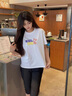 KELME/卡爾美七分褲女春夏季訓練跑步健身涼感彈力中褲針織運動(dòng)褲子 瑪瑙黑 M 曬單實(shí)拍圖