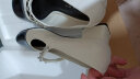 CHARLES&KEITH优雅拼色粗跟玛丽珍鞋子女鞋CK1-60580265 White白色 38 实拍图