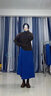 闊色（kuose）闊色克萊因藍(lán)針織半身裙女早春裝紅色長裙子秋冬 藍(lán)色 L 曬單實拍圖