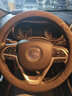 毅迅翻毛汽車(chē)方向盤(pán)套保護套吸汗防滑運動(dòng)款保暖四季通用圓形車(chē)載把套 吉普Jeep指南者自由光客牧馬人 曬單實(shí)拍圖