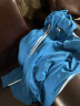 阿迪达斯（Adidas）外套男户外休闲时尚舒适防风夹克跑步透气运动服 TR30J5-CBUW 蓝色连帽夹克 XL 实拍图