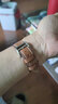 維途（vetoo）Apple watch真皮表帶愛馬仕款男適用于蘋果手表iwatch S8 7 6 5代 棕色單圈 38/40/41MM 曬單實(shí)拍圖