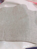 喬能（QIAONENG）亞麻休閑褲男2025春夏季男褲薄款長(cháng)褲直筒修身褲子 淺灰色 L 曬單實(shí)拍圖