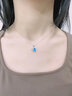 中國黃金S925銀云夢蝶鯨情侶項鏈情侶一對情人節(jié)生日禮物送男女友愛人 云夢蝶鯨情侶項鏈【一對】 曬單實拍圖