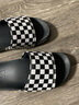 VANS范斯官方 黑白棋盤(pán)格簡(jiǎn)約休閑男鞋女鞋涼鞋拖鞋 黑白棋盤(pán)格 39 曬單實(shí)拍圖