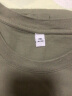 NASA GISS重磅260g纯棉短袖t恤男纯色圆领厚实不透纯白打底衫男女体恤上衣 麻灰 2XL体重170-190斤 实拍图