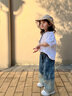 SOMUBAY兒童帽子春夏季薄款速干漁夫帽男童女童盆帽大檐遮陽(yáng)帽戶外防曬帽 卡其色 可調(diào)節(jié)(48-54cm)建議2-10歲 曬單實(shí)拍圖