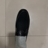卡帝樂鱷魚（CARTELO）高檔夏季男士網(wǎng)鞋休閑真皮鞋子透氣一腳蹬懶人鞋網(wǎng)面防臭網(wǎng)布網(wǎng)眼涼鞋新品 黑色 42 曬單實(shí)拍圖