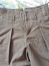 日著(zhù)休閑褲女原創(chuàng  )設計女裝秋季新款女士高腰五分褲子女中褲闊腿短褲 光音咖 L 曬單實(shí)拍圖