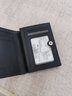 WILLIAMPOLO英皇保羅錢(qián)包男人多卡位豎短款拉鏈搭扣卡包型潮頭層牛皮駕照錢(qián)夾 黑色平紋配專(zhuān)柜禮盒 曬單實(shí)拍圖