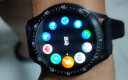 智能手環(huán)TWS藍牙耳機二合一可接打電話便捷翻蓋式充電倉WATCH手表Buds耳機防水心率運動支付表男 黑色硅膠帶 曬單實拍圖