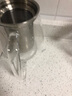 利快 Aderia玻璃杯日本品牌耐熱玻璃單把手可清洗茶杯透明日式簡(jiǎn)約 透明 720ml 曬單實(shí)拍圖