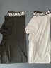 維尼瑪希（VeniMasee）冰絲秋褲男薄款春夏運動(dòng)速干打底褲超薄絲滑光面線(xiàn)褲免穿內褲秋季 黑色+銀灰【A款襠部無(wú)開(kāi)口】 XL【推薦150-170斤】 曬單實(shí)拍圖
