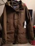 mont·bell戶外秋冬連帽650蓬鴨絨中長款保暖羽絨服男款外套 1101547 卡其色 KH XL 曬單實拍圖