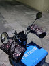 SAHOO 電動(dòng)車把套摩托車手套冬季加厚電瓶車PU棉手套皮革自行車防風(fēng)防寒保暖男女護(hù)手 黑小貓 曬單實(shí)拍圖
