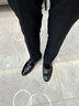 老爺車(chē)（WECKER）春夏男士皮鞋真皮增高鞋正裝德比鞋尖頭亮皮鞋男新郎結(jié)婚鞋涼皮鞋 982718黑色[平跟單鞋款] 37 曬單實(shí)拍圖