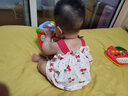 G.duck兒童衣服女夏季棉女寶寶吊帶背心套裝夏裝幼童外穿套頭娃娃衫夏裝 紅色 (櫻桃裙套裝) 90 (適合(75-80) 曬單實(shí)拍圖
