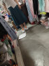妍莉芬棉麻连衣裙女装2024年夏装新款韩版休闲中长款夏天小个子法式裙子 米灰+蓝 XL 实拍图