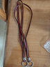 嘉昭套脖子織帶掛繩鑰匙繩學(xué)生兒童老人防丟套頭掛脖鑰匙扣長(cháng)繩子掛件 黑紅長(cháng)款 曬單實(shí)拍圖