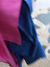 檸清研純棉t恤女短袖寬松仿棉麻套頭純色上衣夏季女裝 深藍+深粉【A022兩件裝】 3XL建議【150-170斤】 曬單實(shí)拍圖